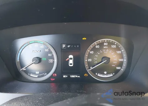 2016 Hyundai Sonata Hybrid Se из США, поврежденный, VIN KMHE24L12GA041578